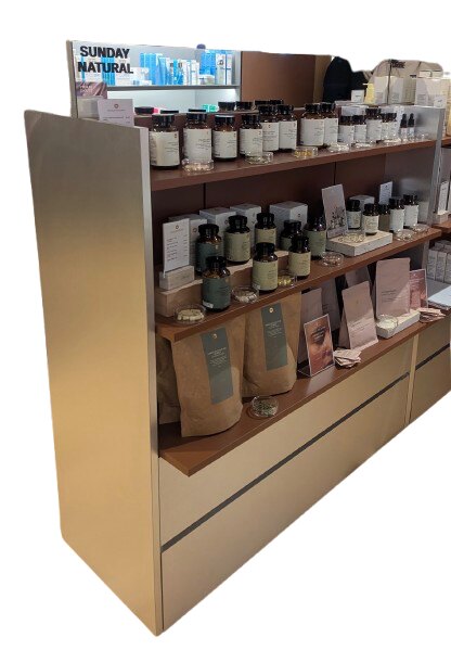 Sunday Natural display design and product placement for KaDeWe Berlin and Hamburg Alsterhaus Image 2