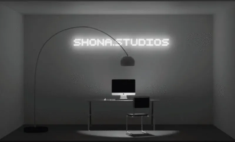 Animated Shona Studios visual experiment